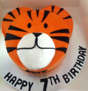 Tiger Birthday Cake