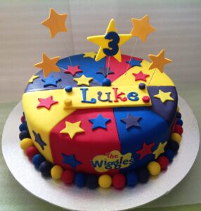 Wiggles Themed Birthday Cake