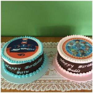 Twins Paw Patrol Birthday Cakes