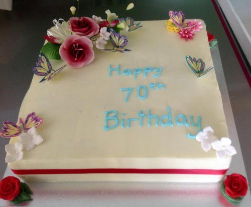 70 Sugar Flowers and Butterflies Adult Birthday