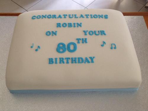 80 Music notes Adult Birthday