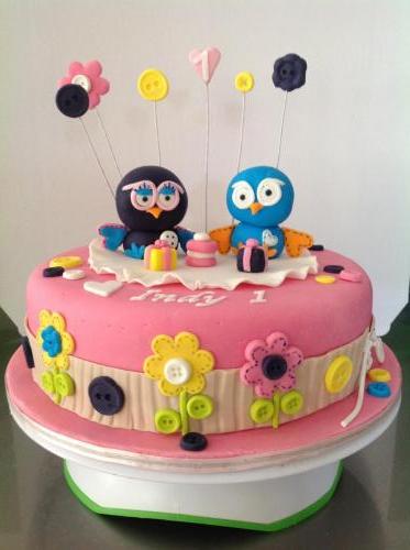 Animals Owl Hootabelle and Giggles Children Birthday 